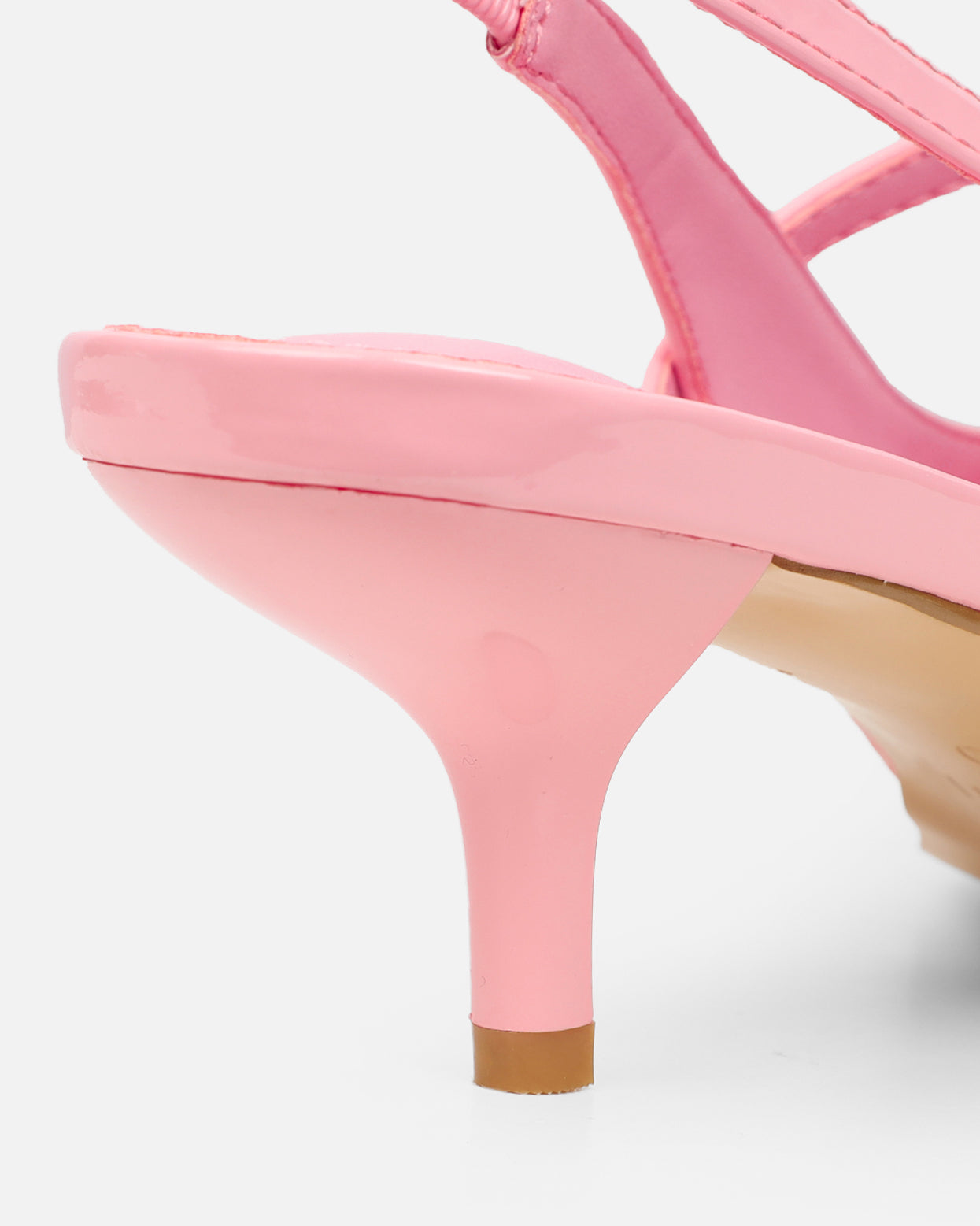 Airlea Pink Patent Sling Back Court Shoes