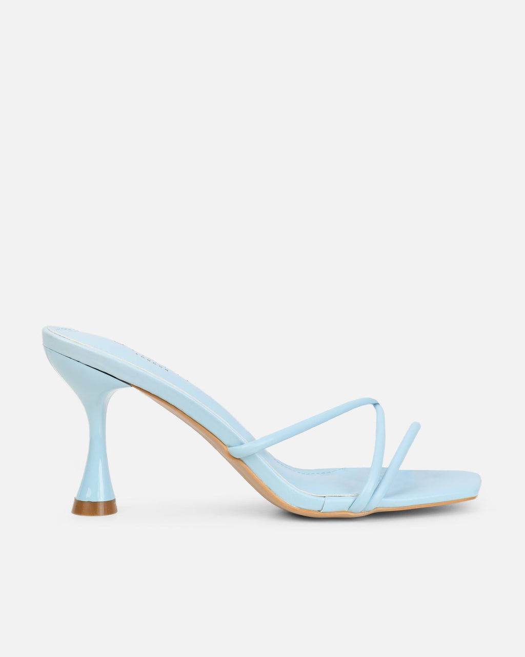 Aubrianna Blue Mid Heeled Sandals
