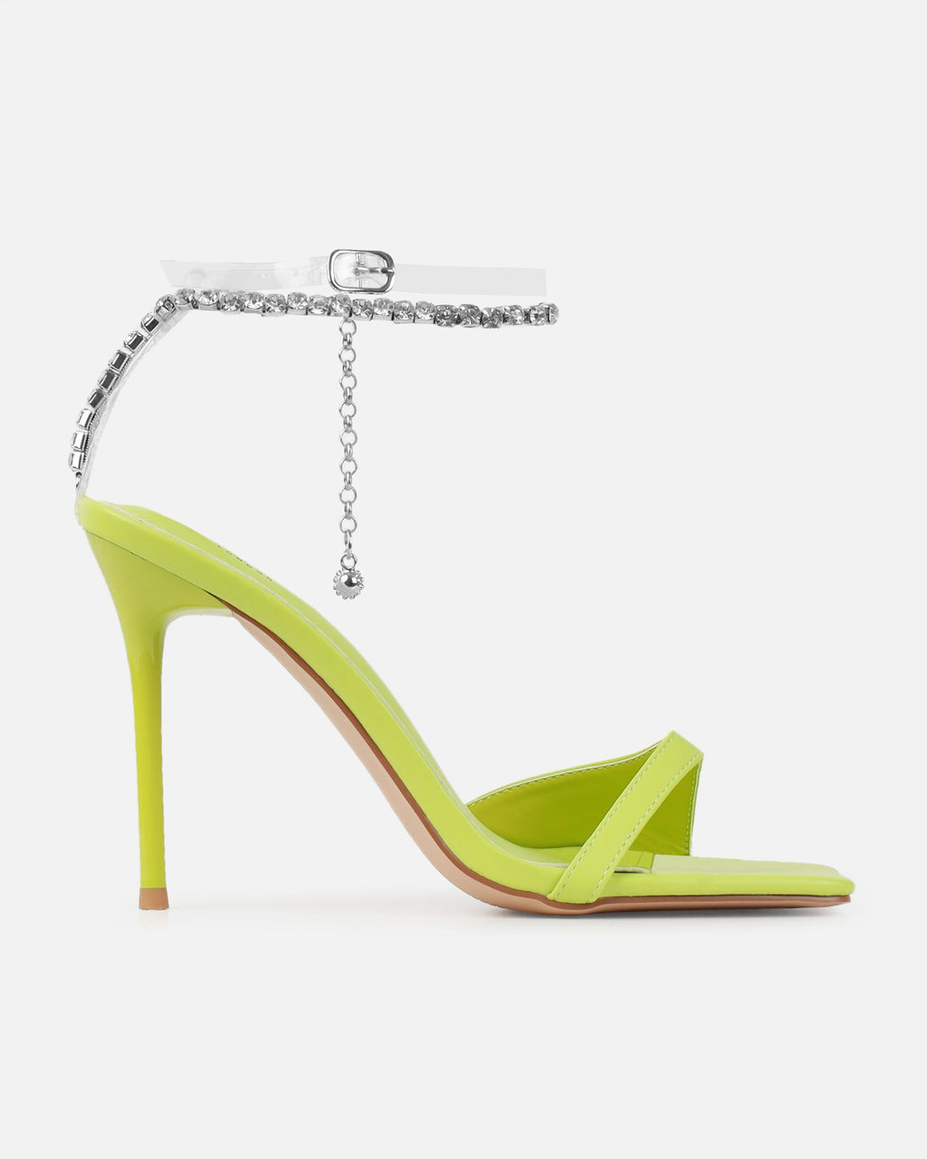 Romee Green Diamante Chain Stiletto Heels