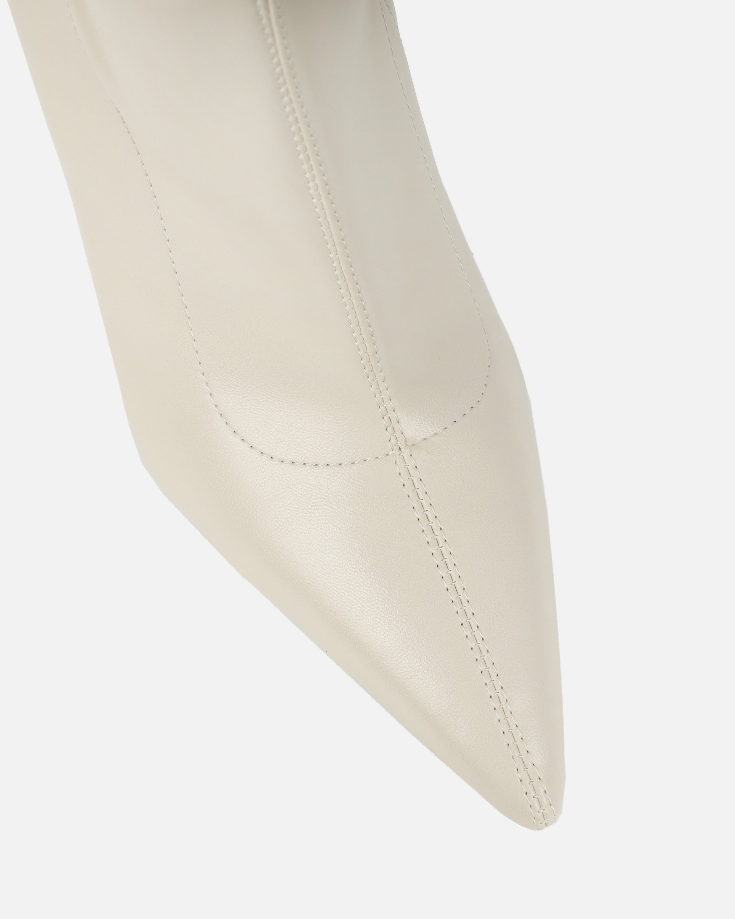 Brycen Stone Clear Sculptural Heel Boots