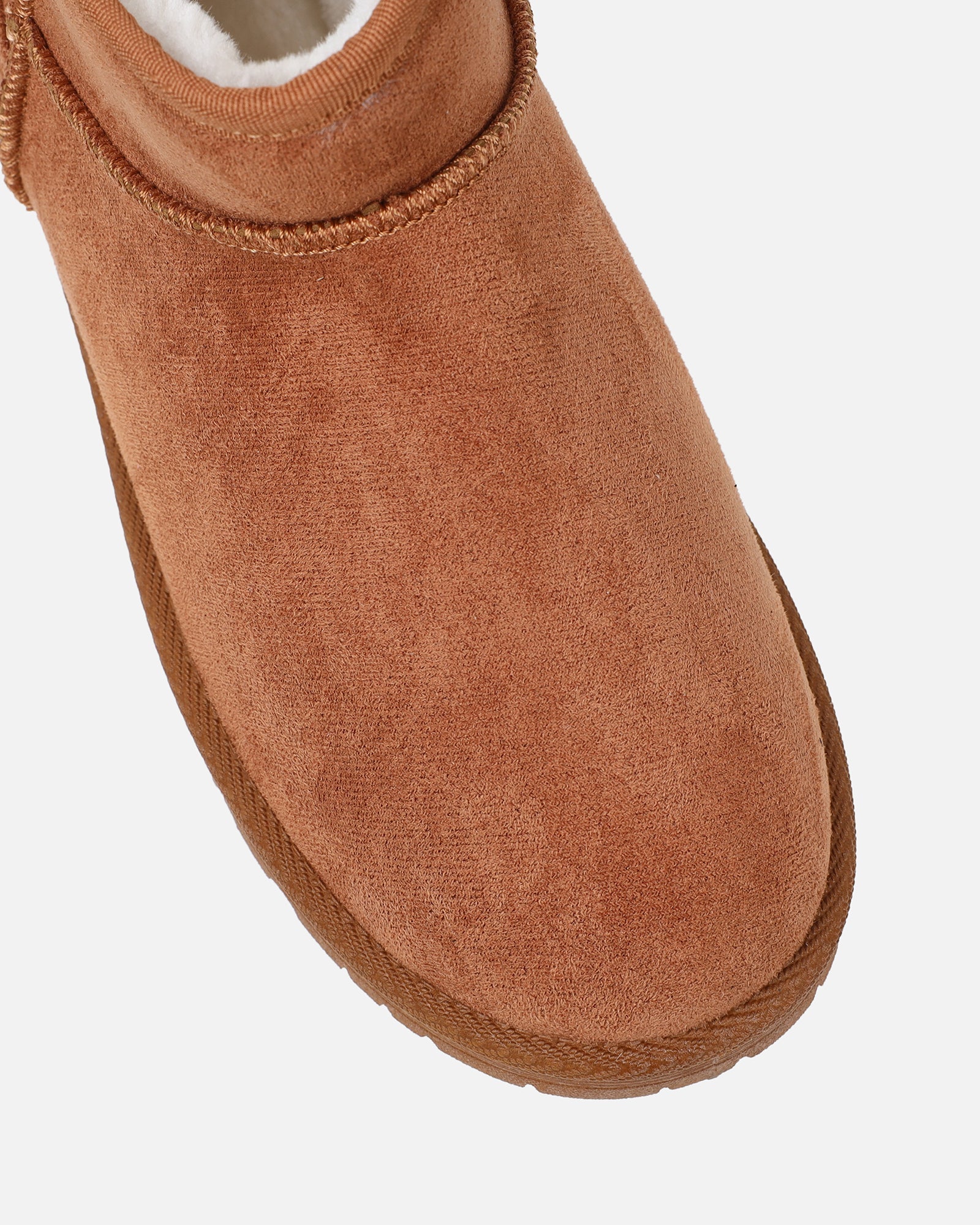Cari Tan Faux Suede Ultra Low Boots