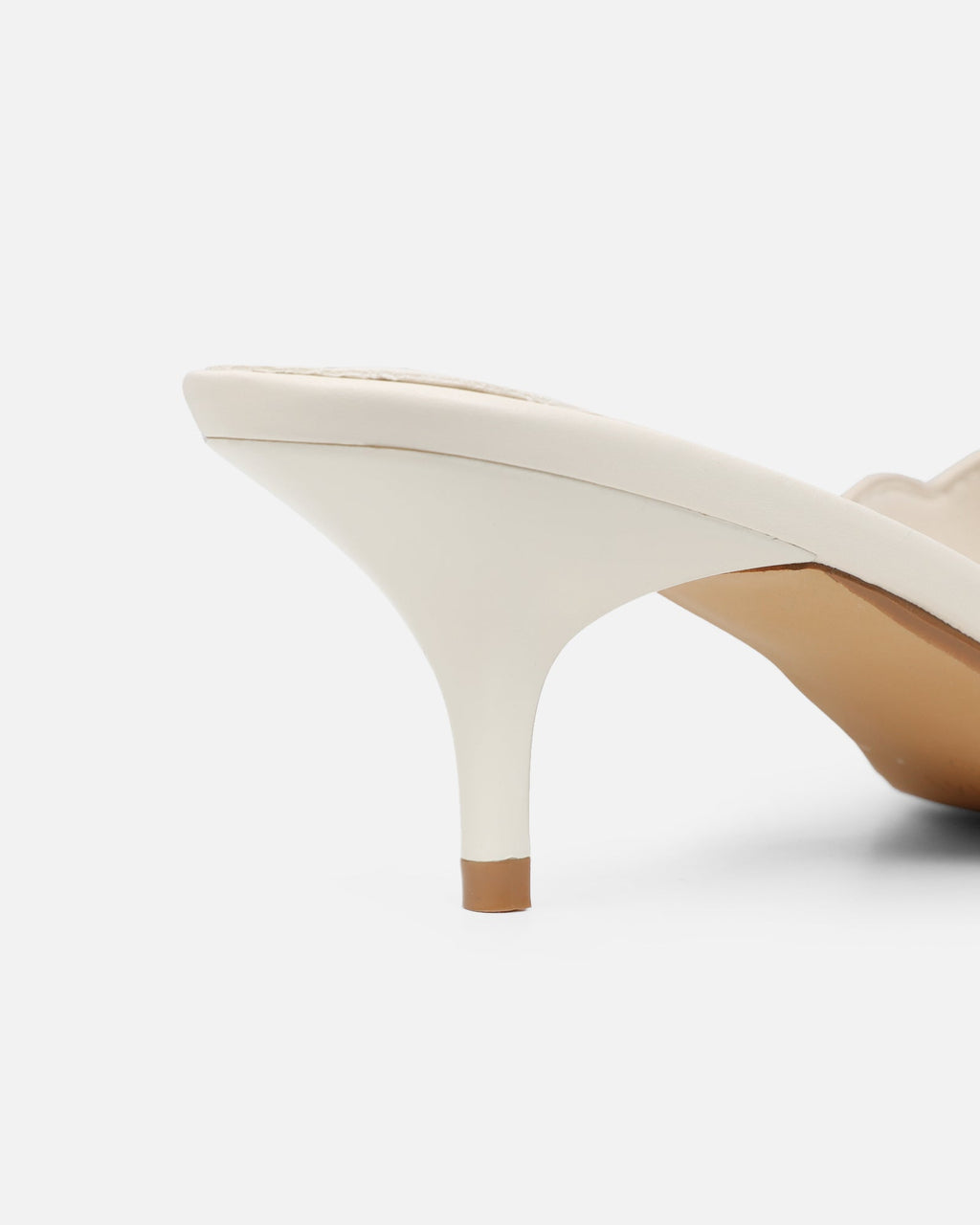 Skyes Stone Eyelet Detail Low Heel Court Shoes