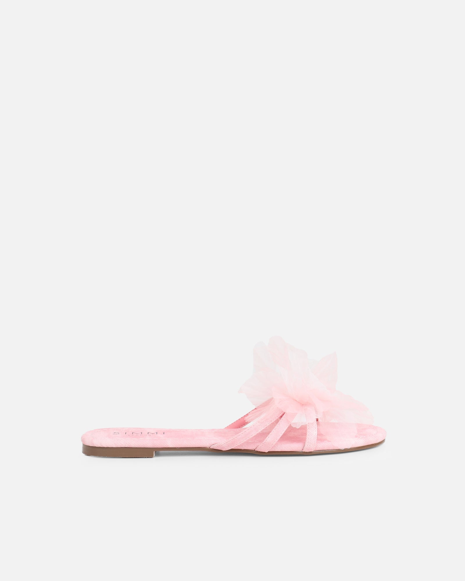 Shole Pink Wash Flat Sandals