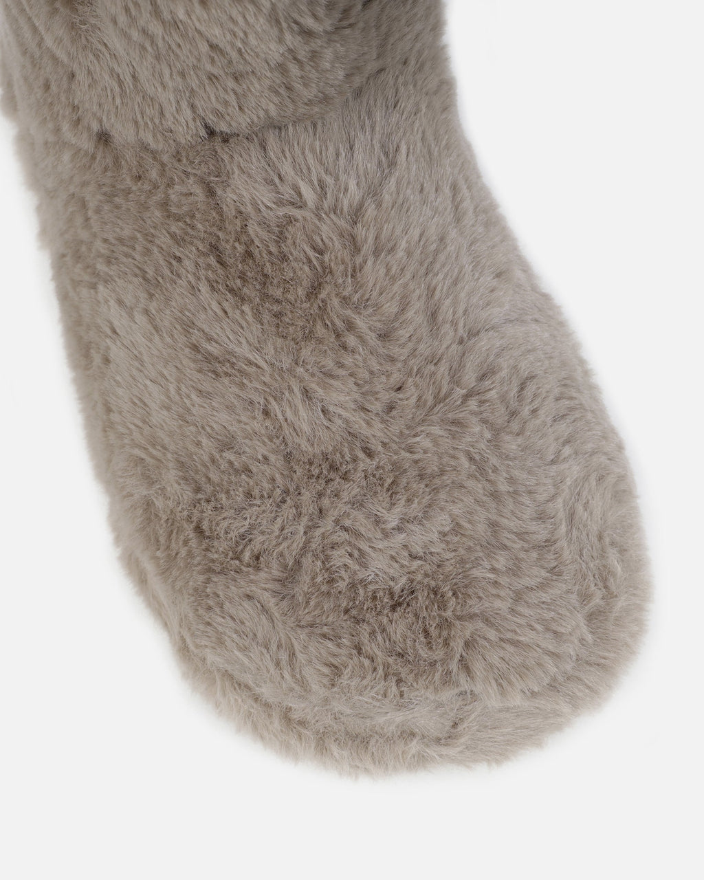 Comfy Mocha Fluffy Slipper Boots