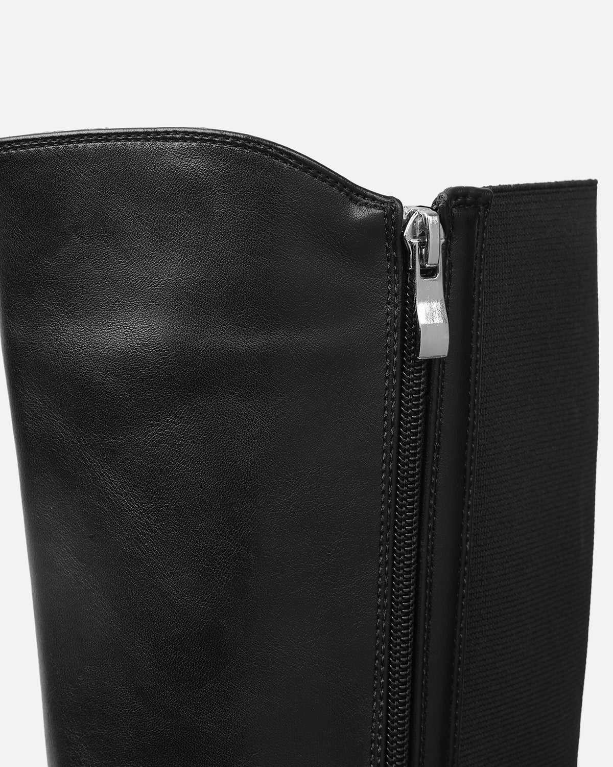 Bernard Black Chunky Knee Boots