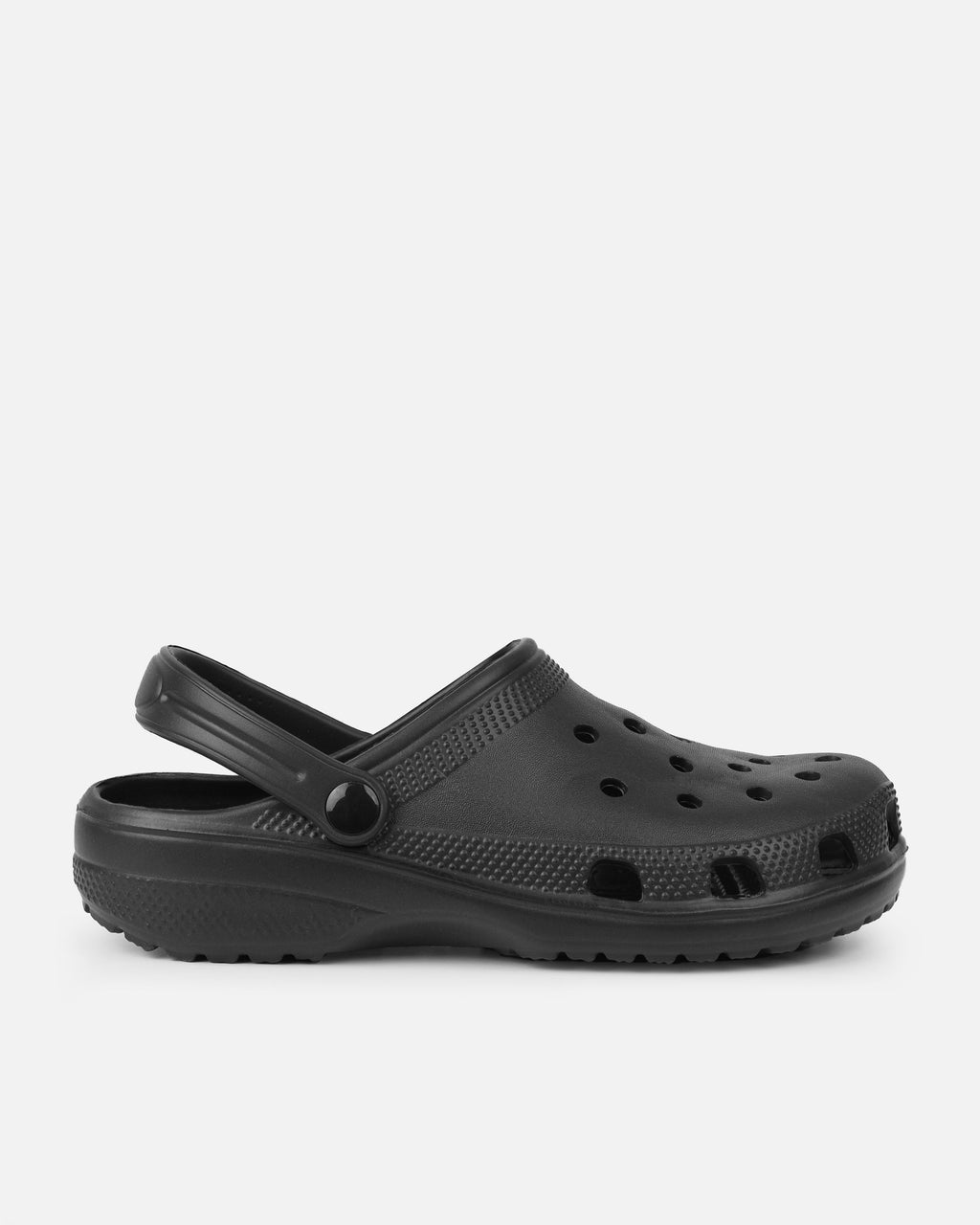 Cruz Black Moulded Flat Clogs
