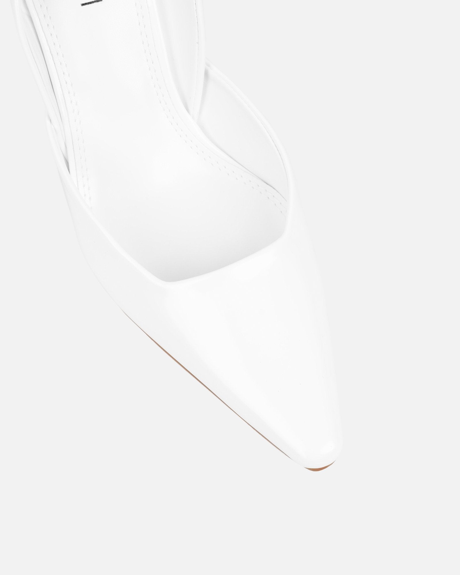 Darcia White Box Sling Back Court Shoes