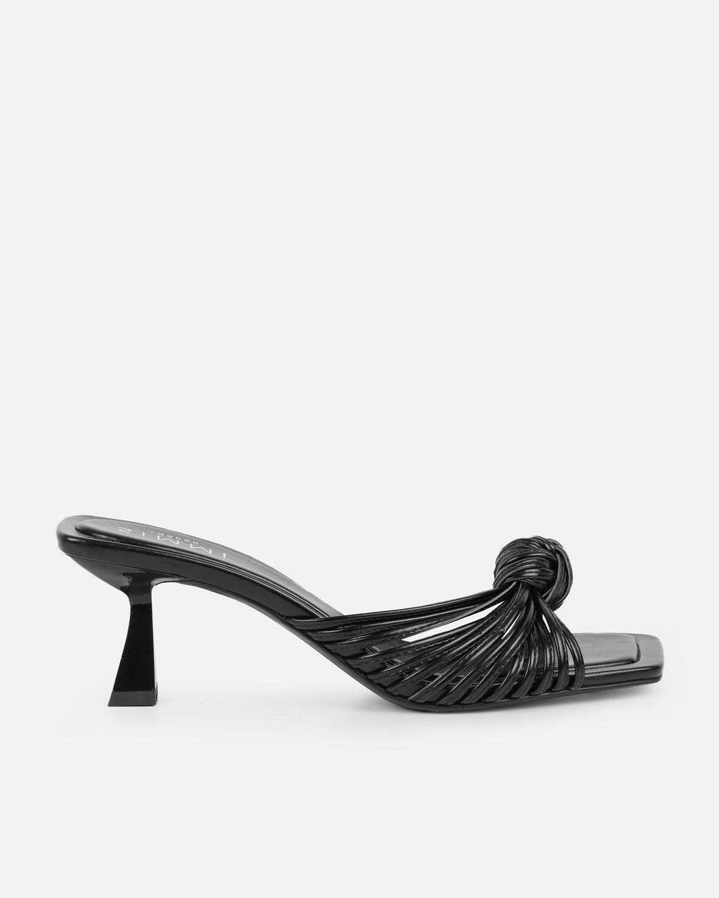 Erina Black Knot Detail Mules