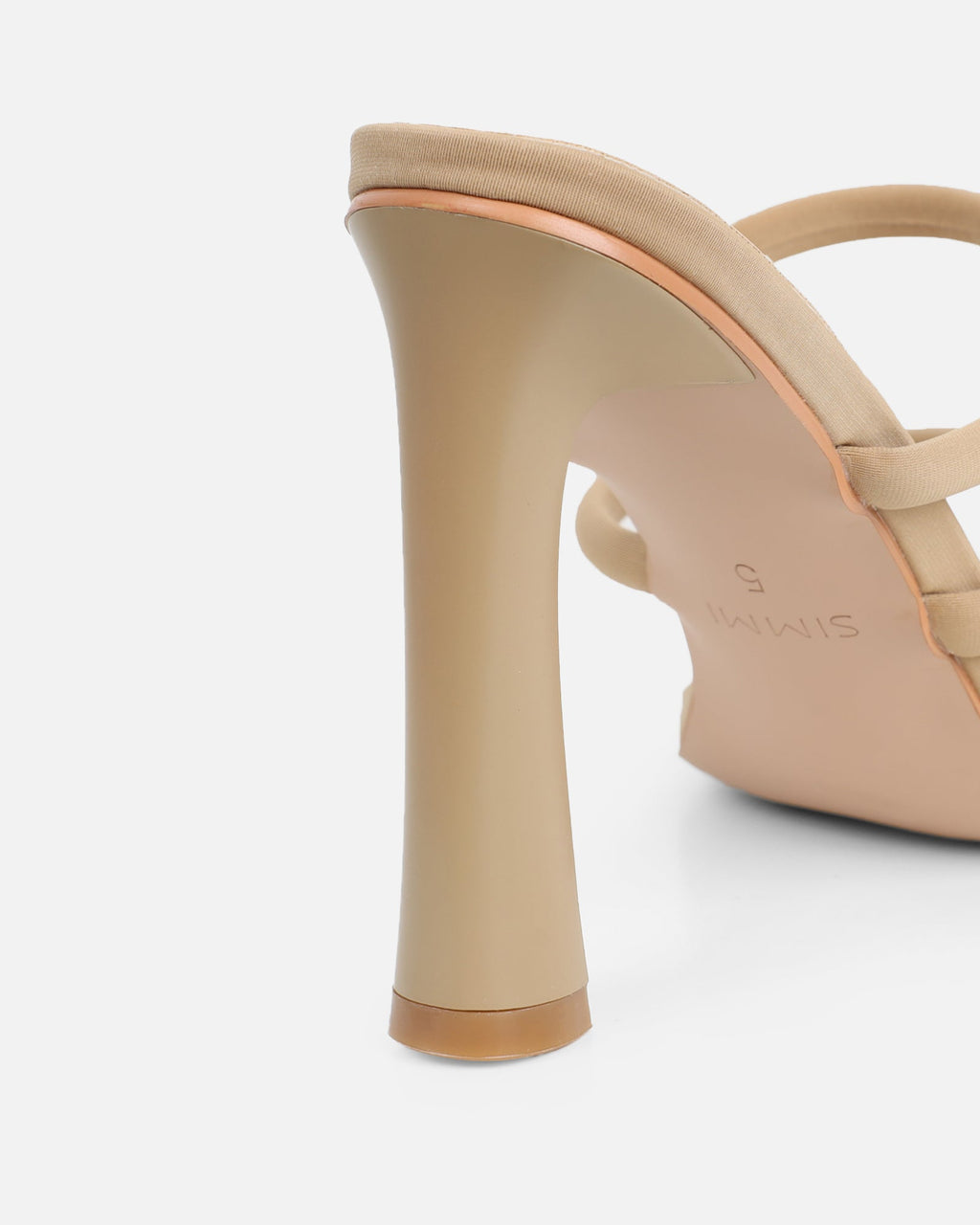 Wosha Nude Lycra Mules