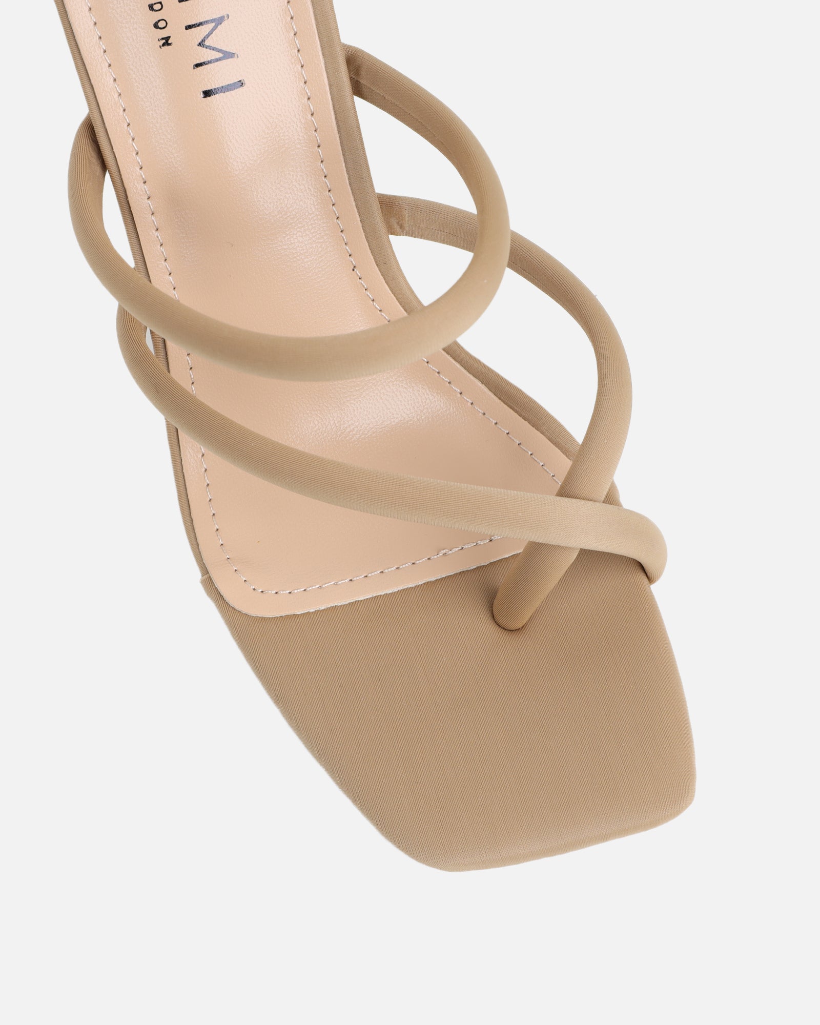 Wosha Nude Lycra Mules