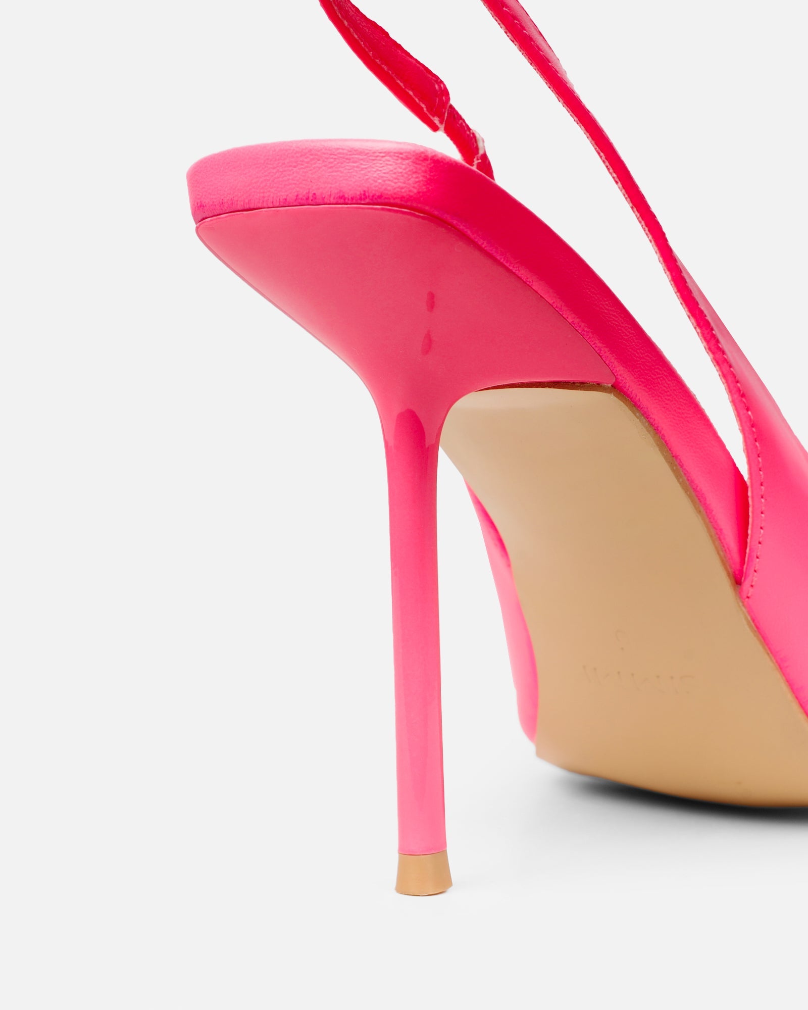 Flora Pink Sling Back Court Shoes