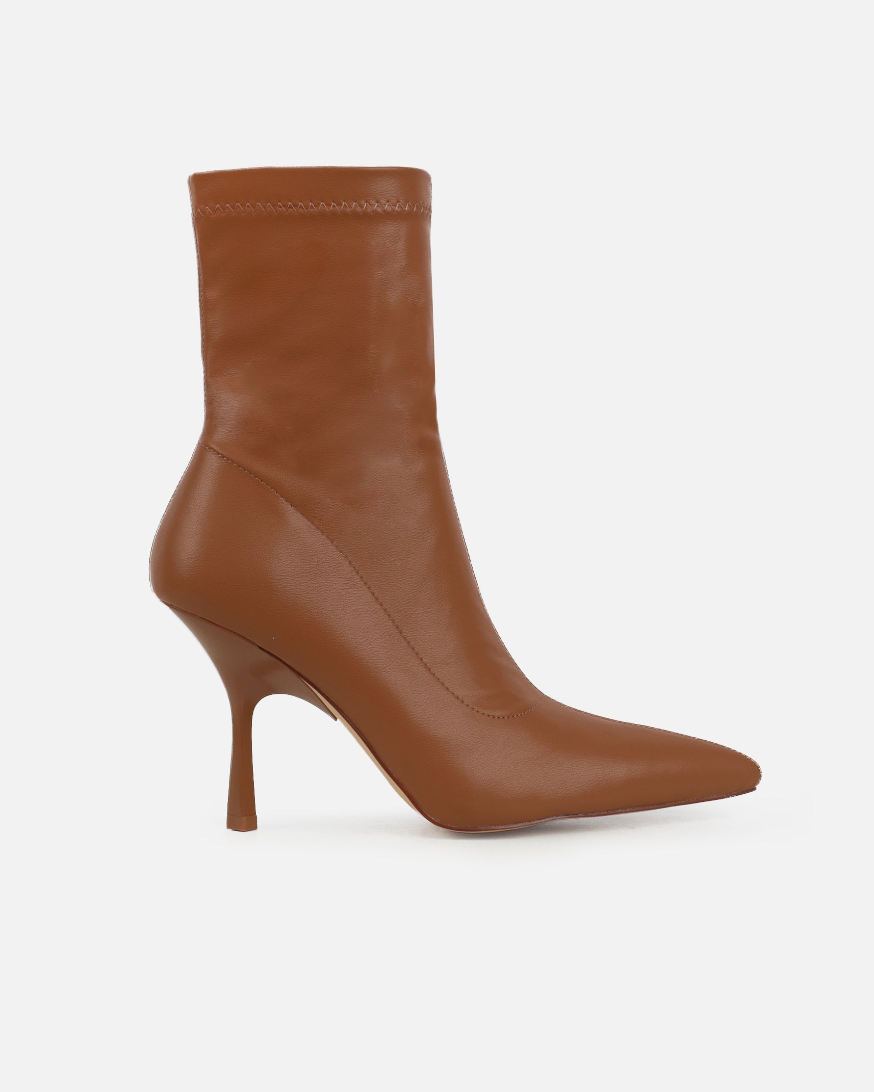 Garrett Tan Stretch Sock Boots