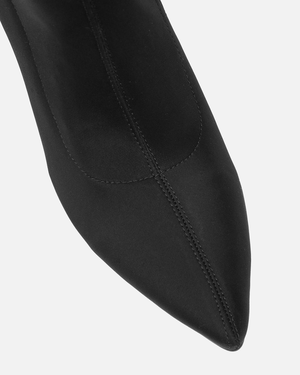 Arnold Black Stretch Ankle Boots