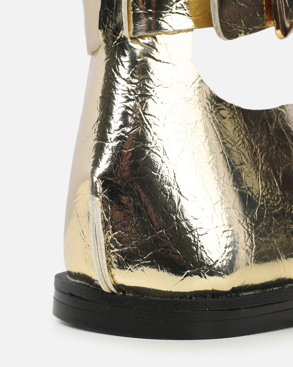 Gypsy Gold Metallic Toe Loop Flat Sandals