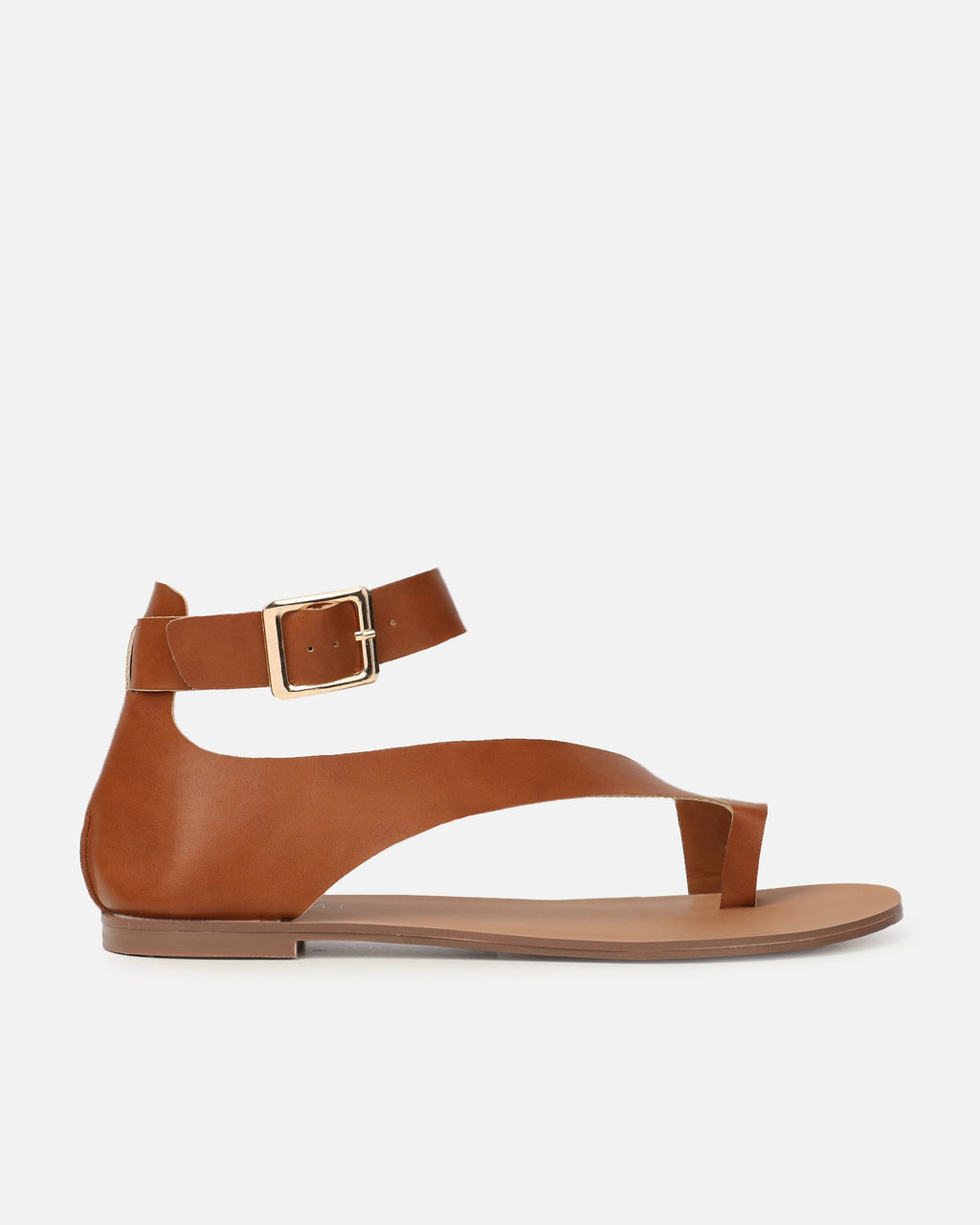 Gypsy Tan Toe Loop Flat Sandals