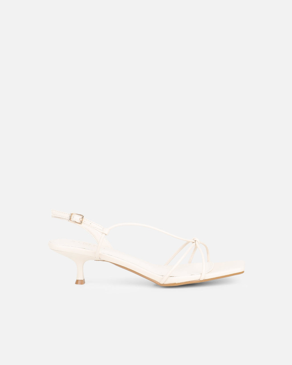 Hanah Stone Strappy Kitten Heels
