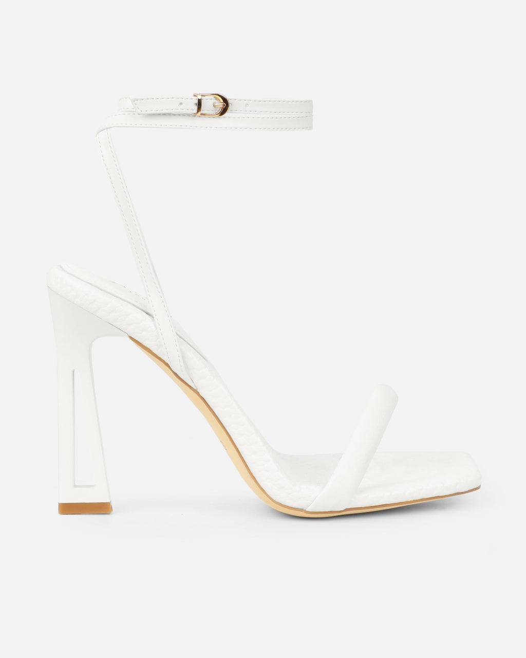 Inara Stone Sculptural Heeled Sandals