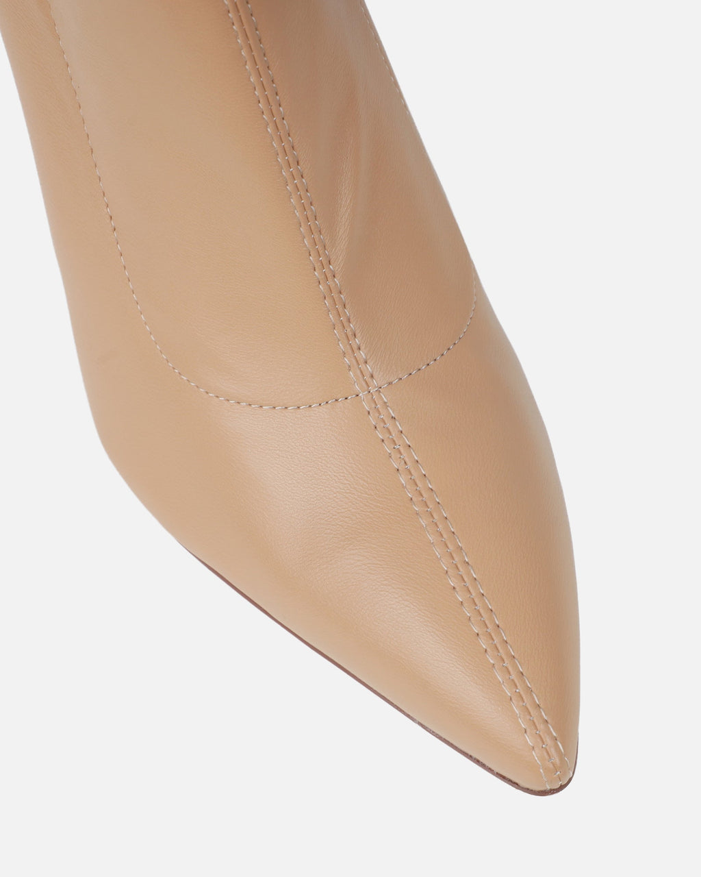 Kadeem Nude Wedge Over The Knee Boots