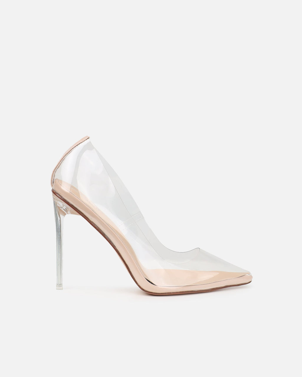Kalina Clear Nude Court Shoes