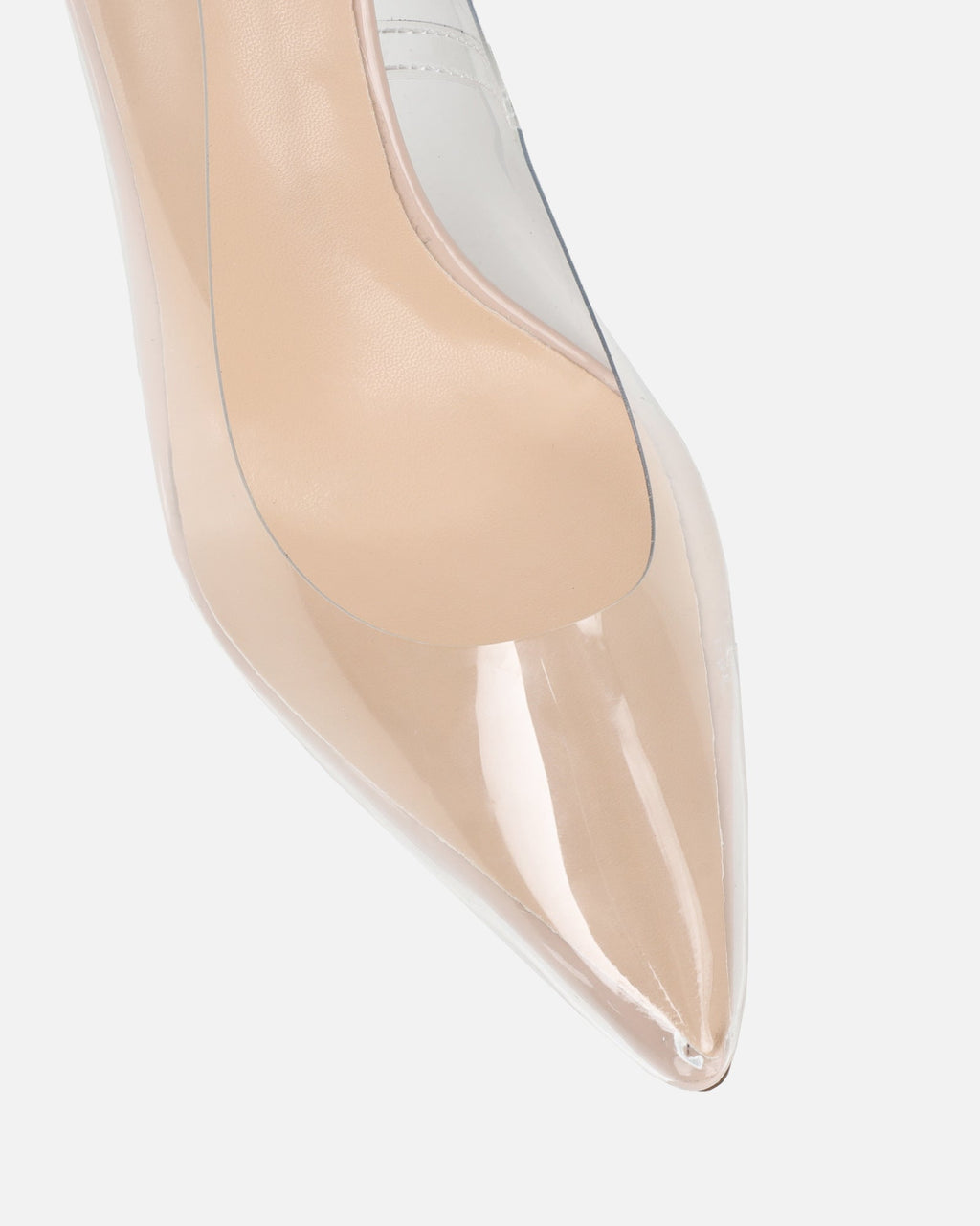Kalina Clear Nude Court Shoes
