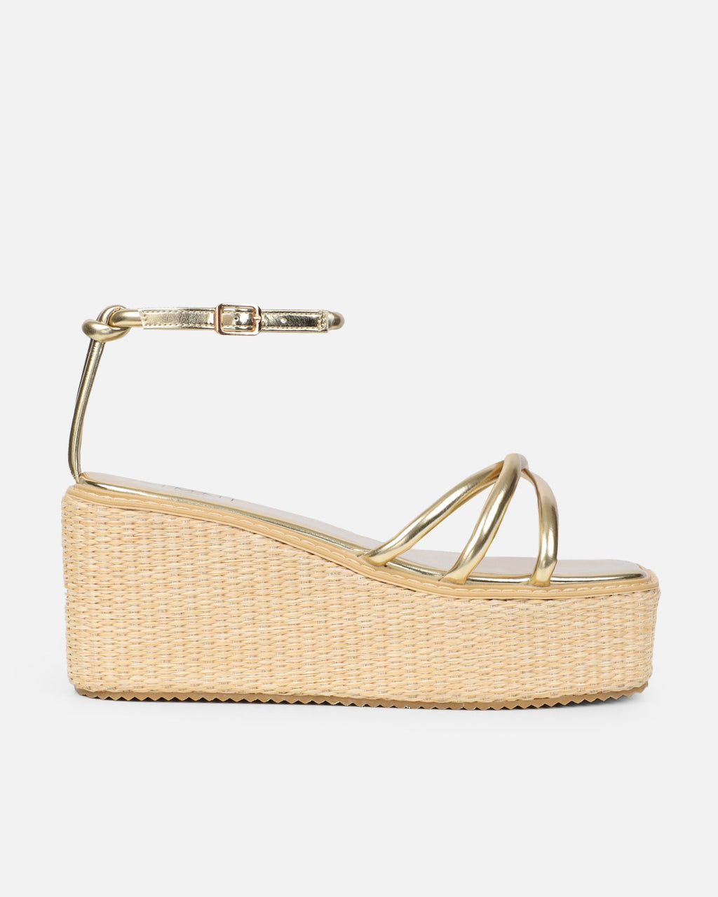 Kere Gold Metallic Espadrille Sandals