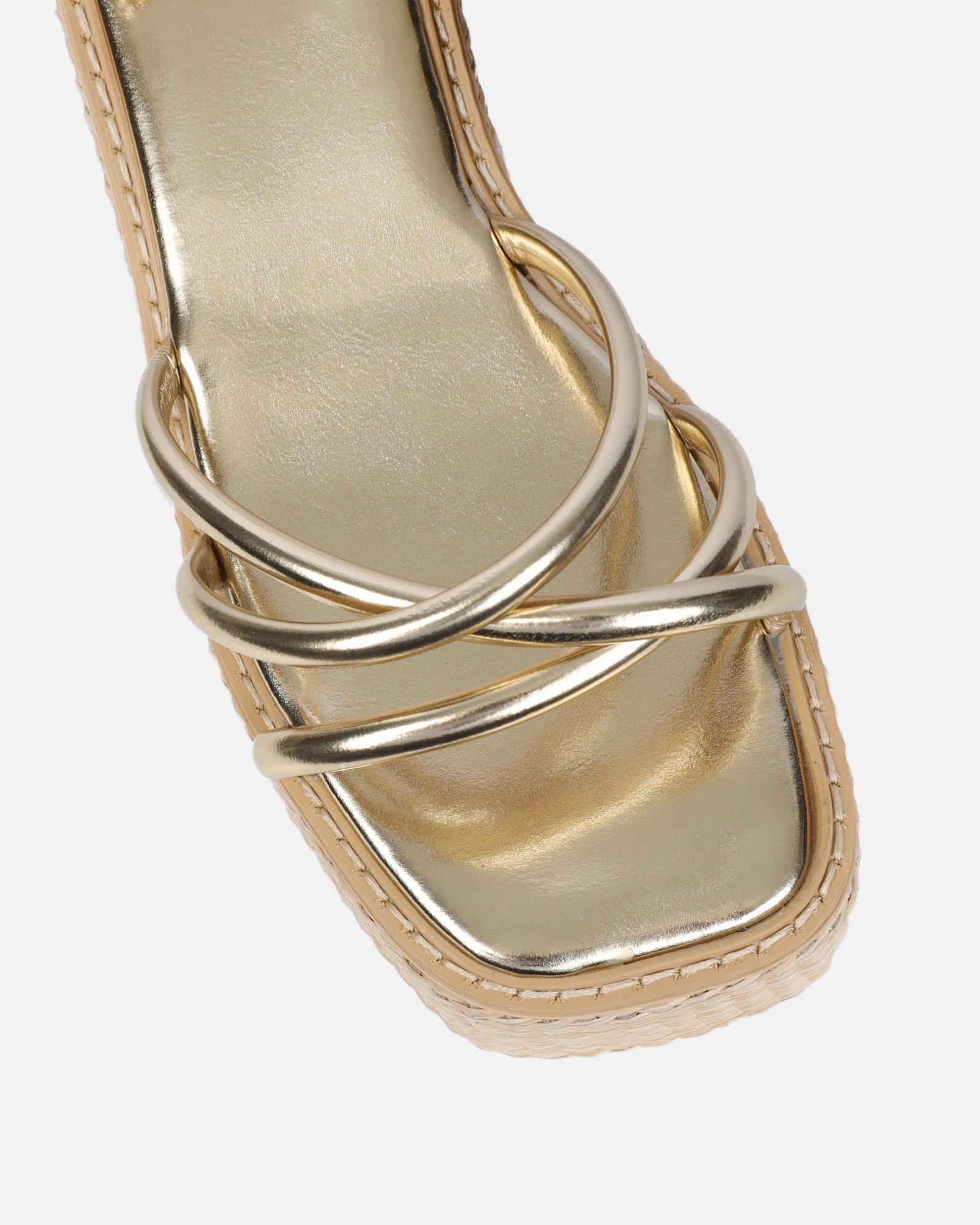 Kere Gold Metallic Espadrille Sandals