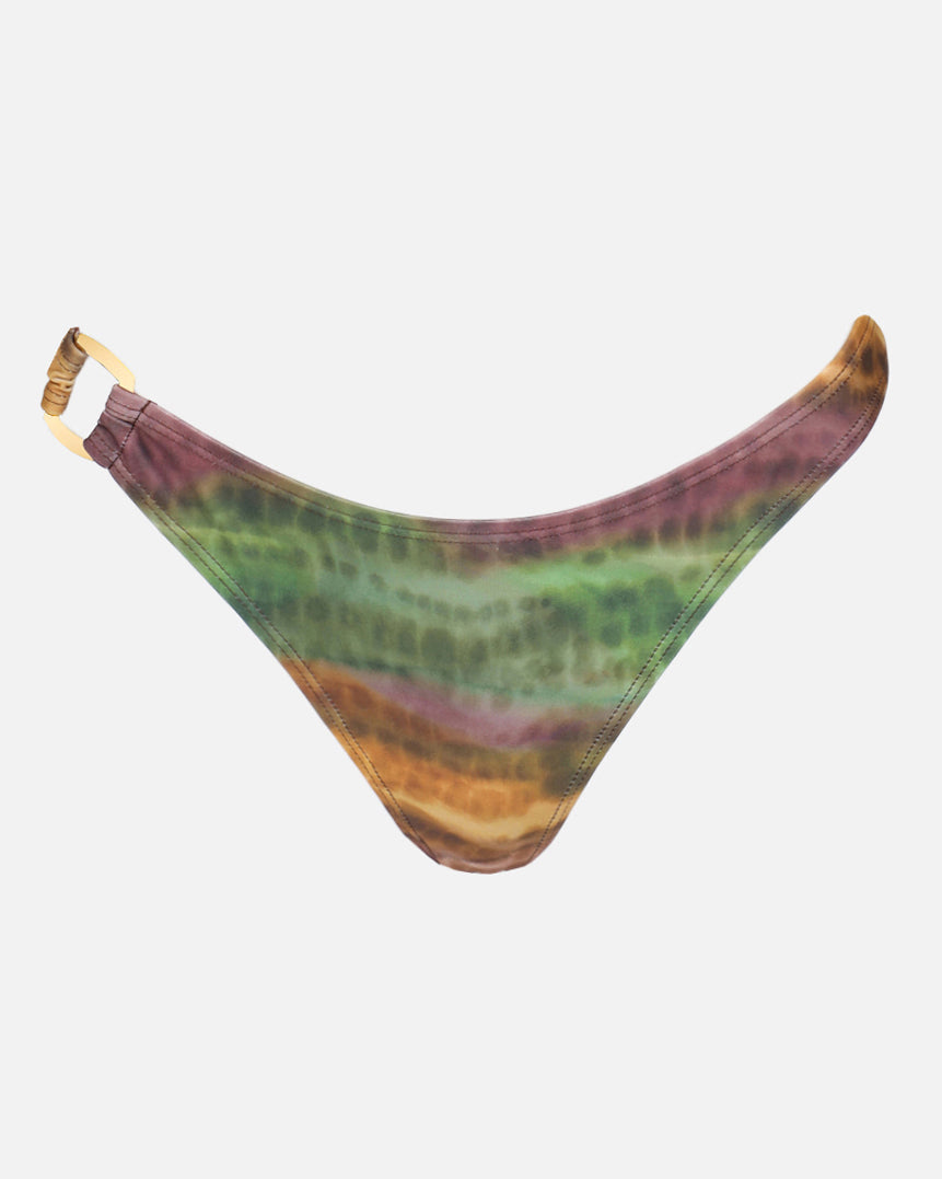Sula Animal Print Trim Detail Bikini Bottoms