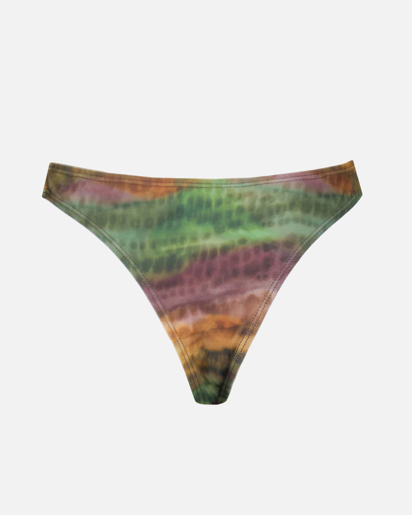 Sula Animal Print Trim Detail Bikini Bottoms