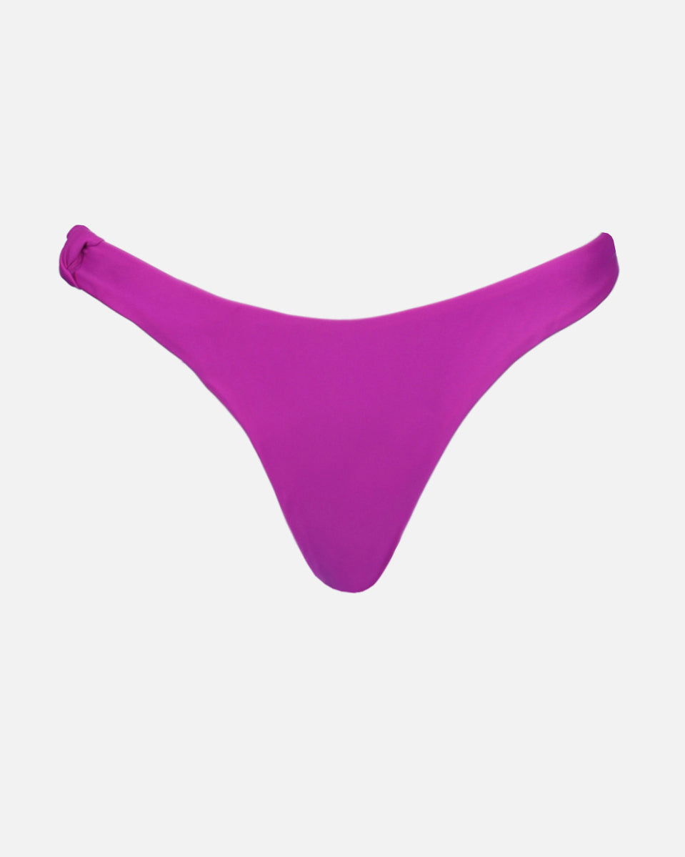 Kai Purple Knot Detail Bikini Bottoms