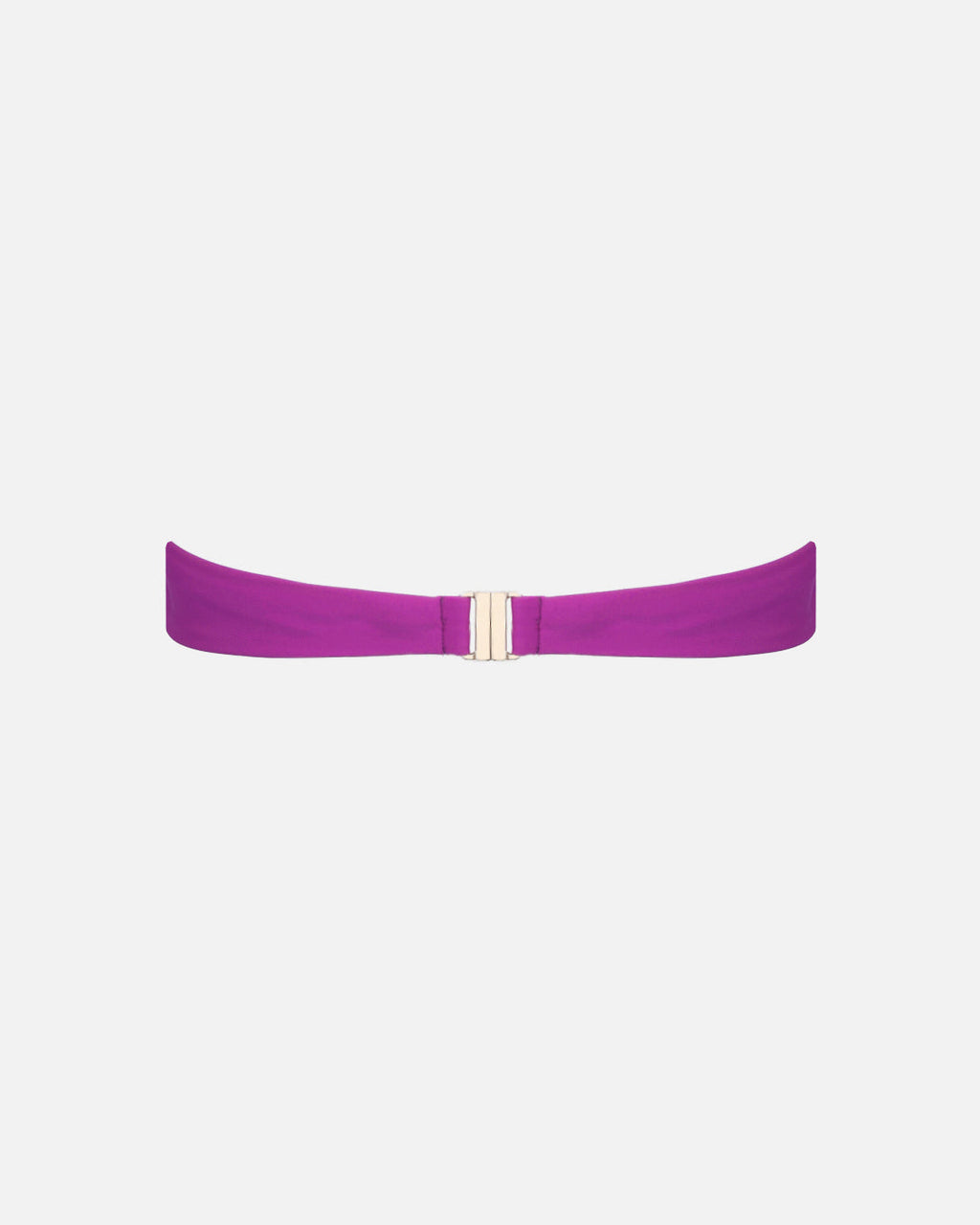 Muna Purple Bandeau Knot Detail Bikini Top