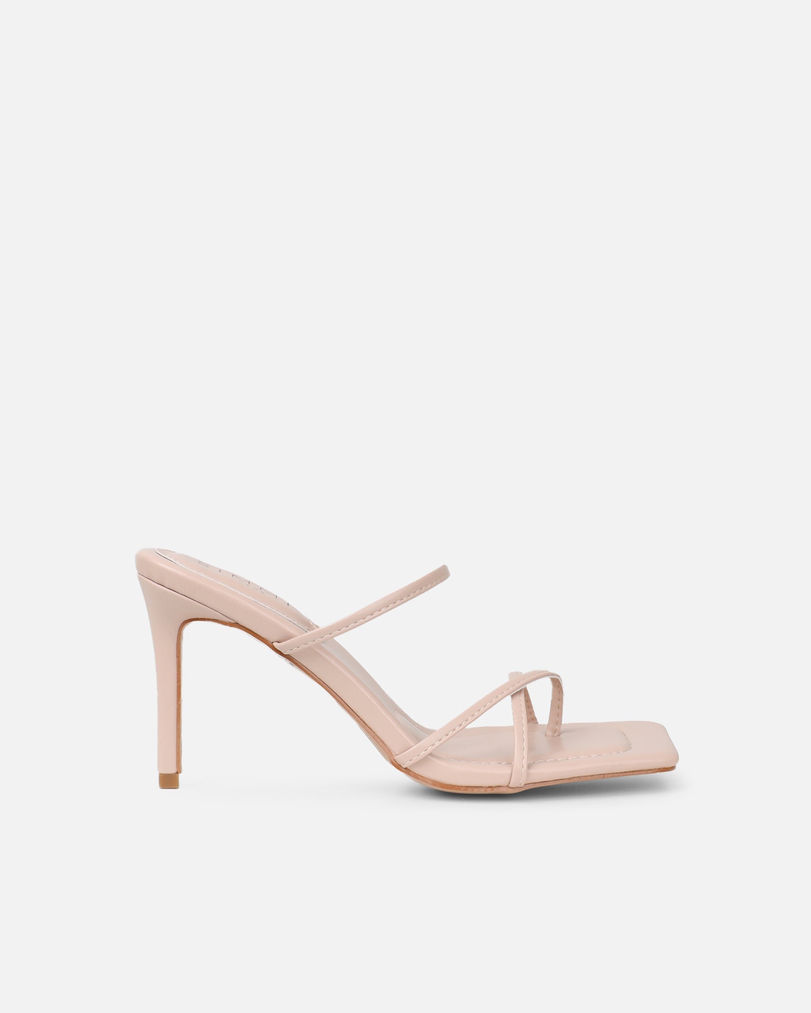 Jayana Nude Strappy Mules