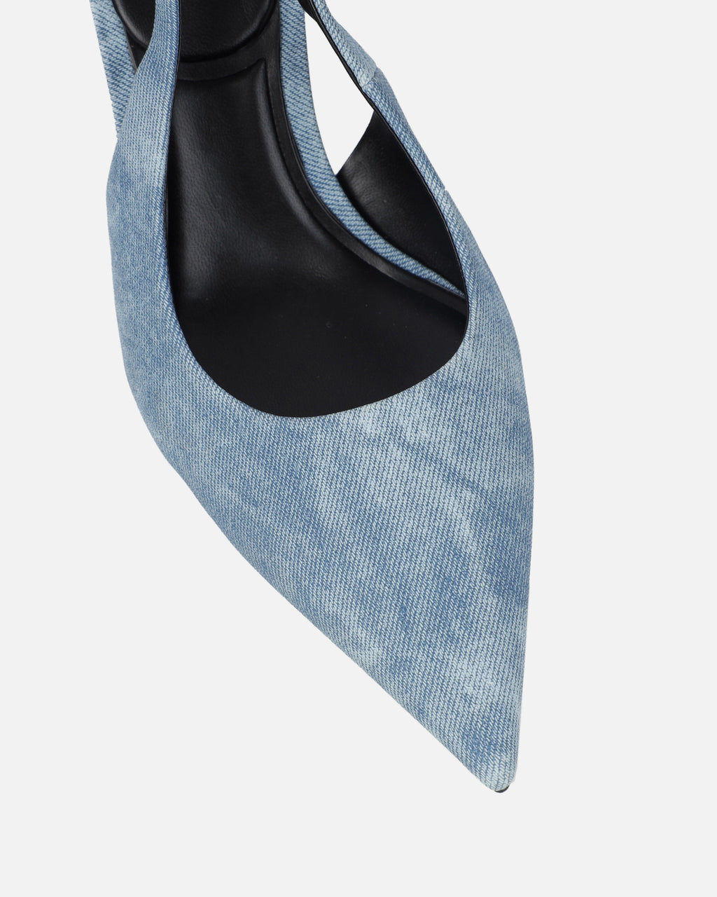 Liorra Blue Denim Sling Back Court Shoes