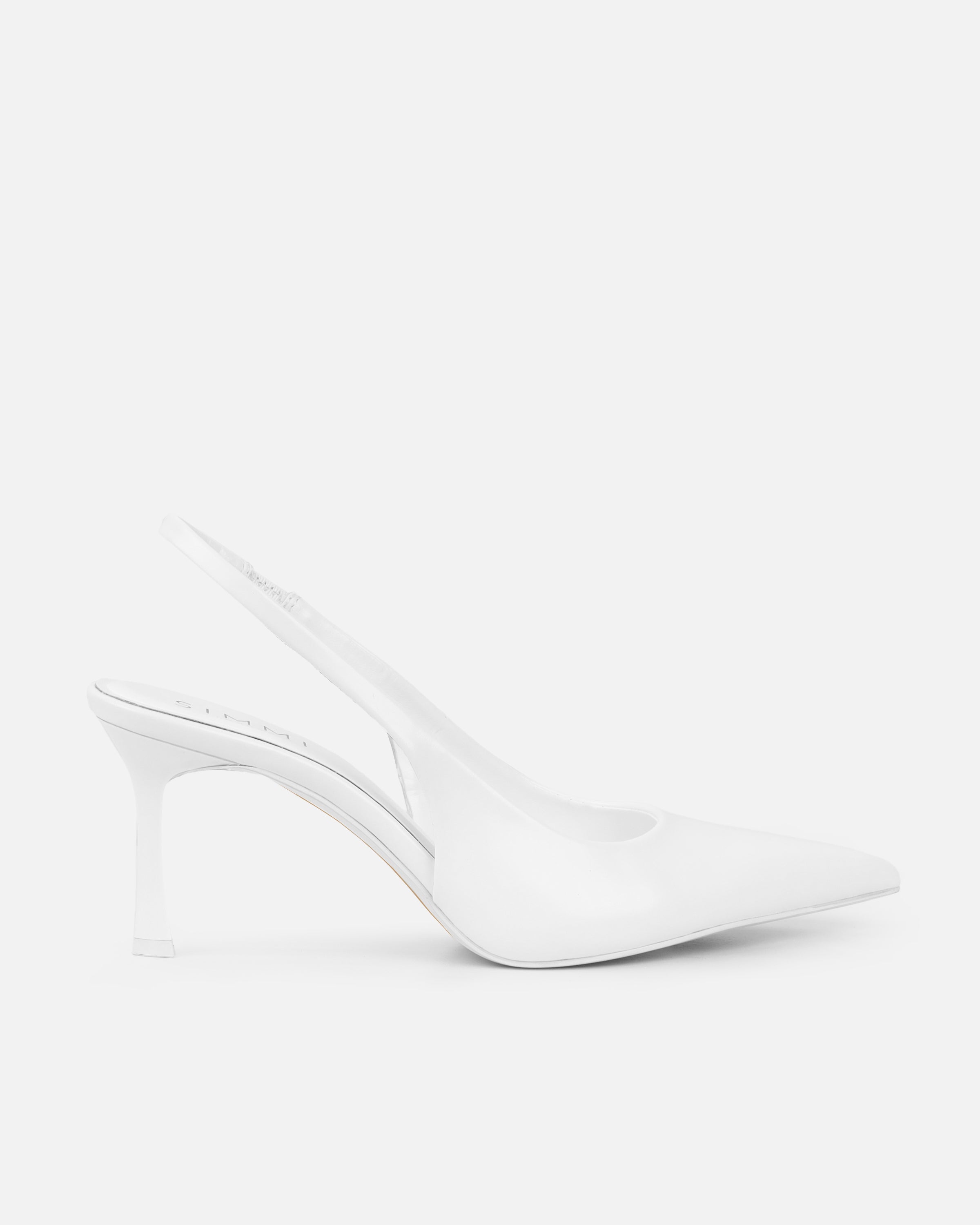 Liorra White Box Sling Back Court Shoes