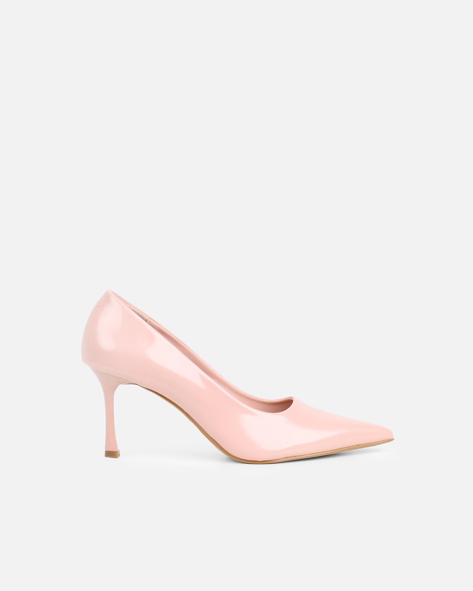 Luka Pink Low Heeled Court Shoes