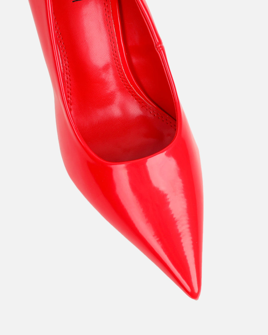 Luka Red Low Heeled Court Shoes