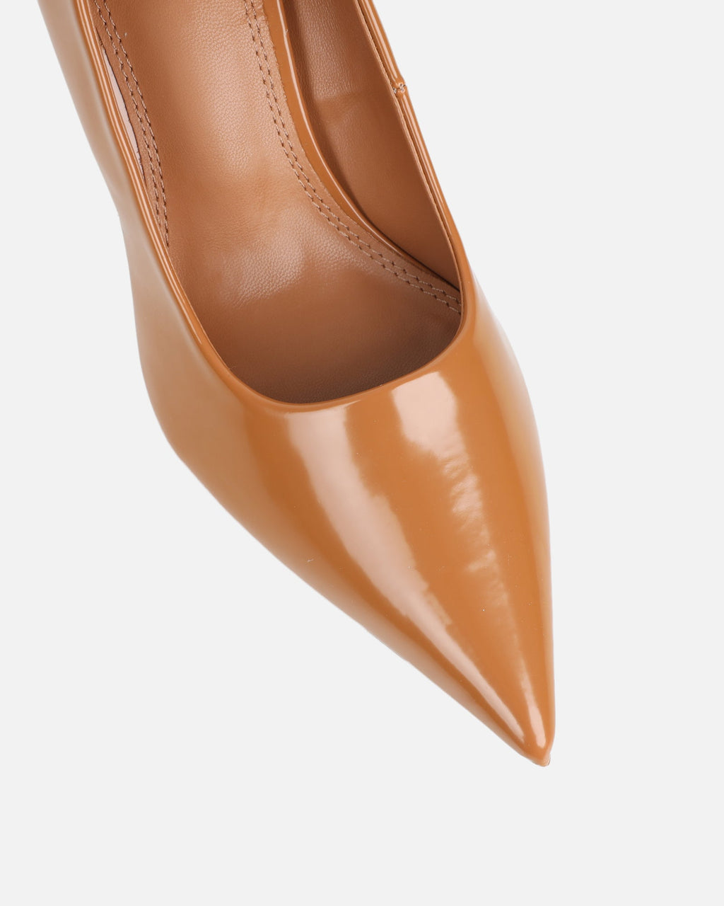 Luka Vintage Tan Low Heeled Court Shoes