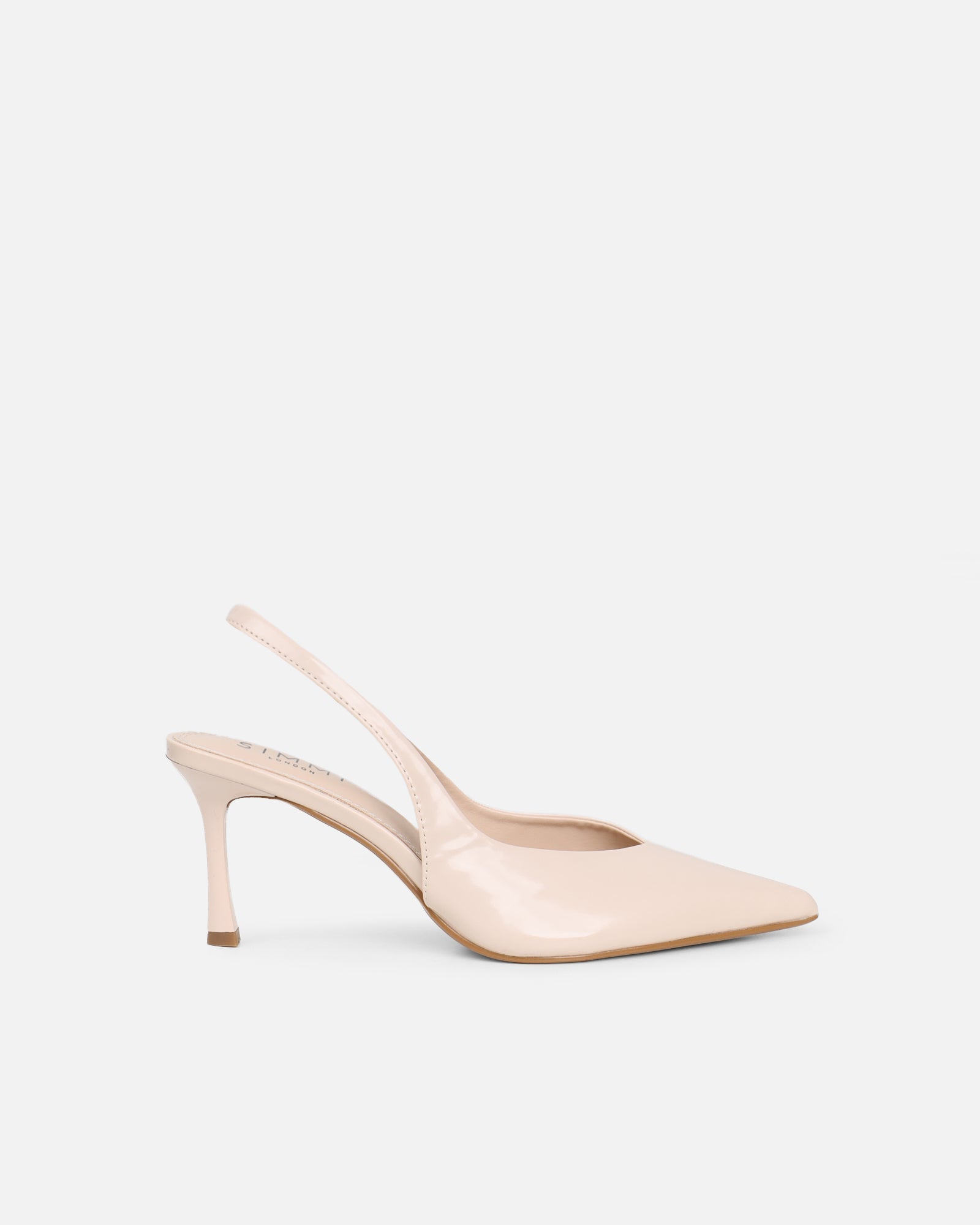 Layana Stone Box Slingback Court Shoes
