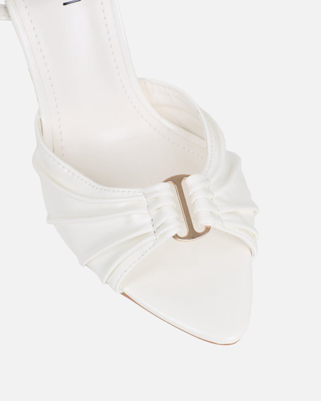 Leany Stone Shine Gold Detail Heeled Sandals