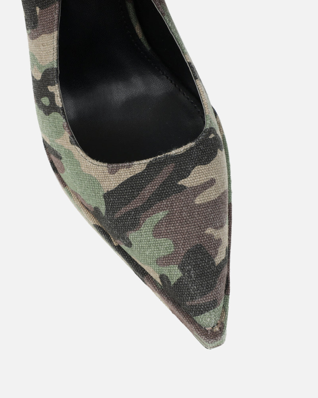Kandie Green Camo Sling Back Court Shoes