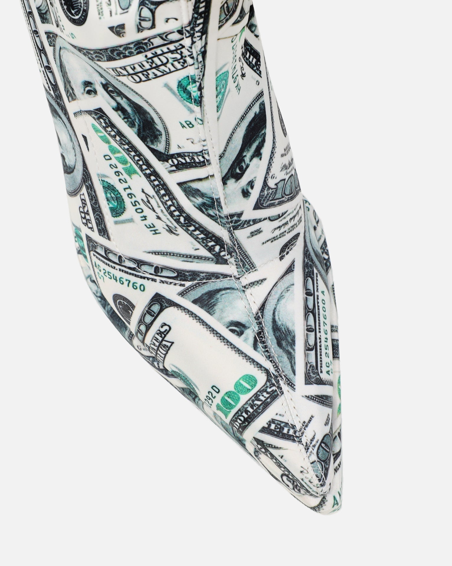 Kash Green Dollar Print Platform Sock Boots