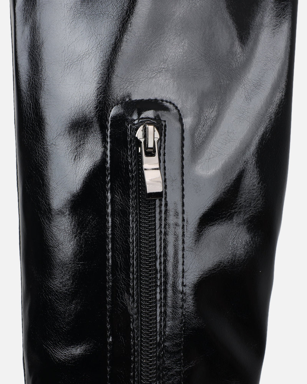 Lewie Black Stretch Over The Knee Boots