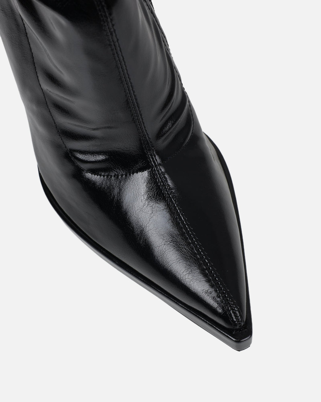 Lewie Black Stretch Over The Knee Boots