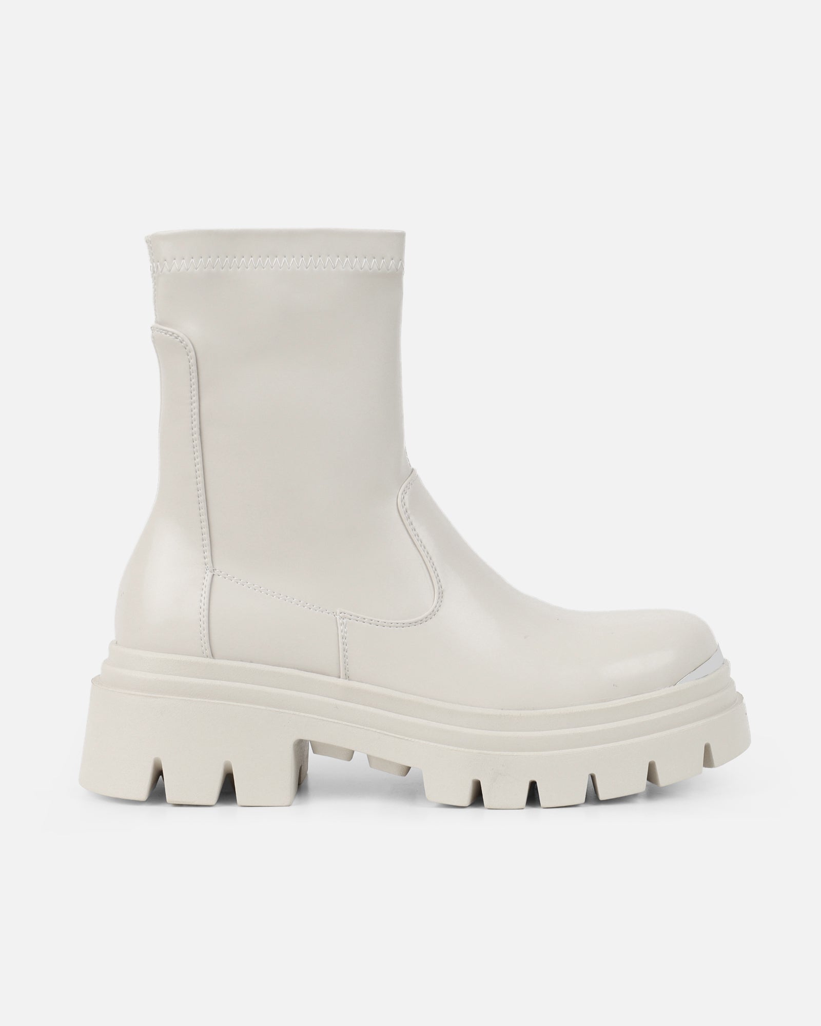 Lionel Stone Chunky Boots With Toe Plate