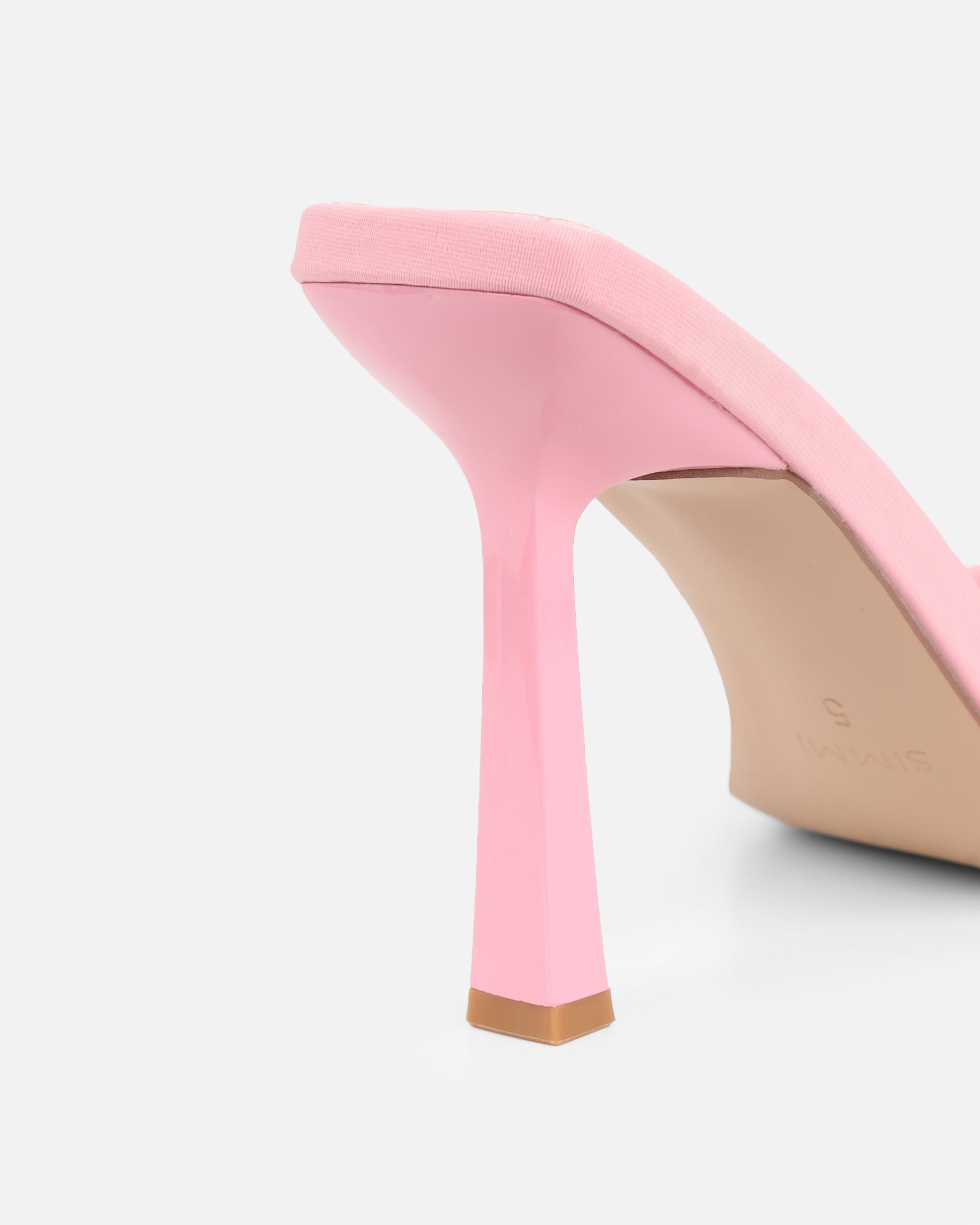 Lolly Pink Lycra Padded Mules