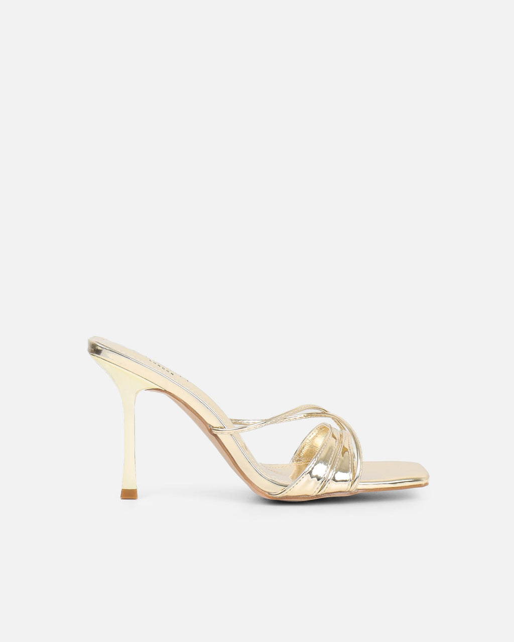 Danique Gold Mirror Mules