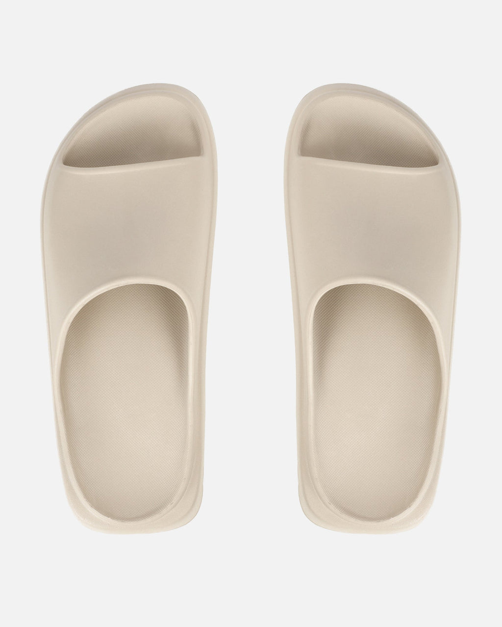 Malu Mocha Chunky Flatform Moulded Sliders