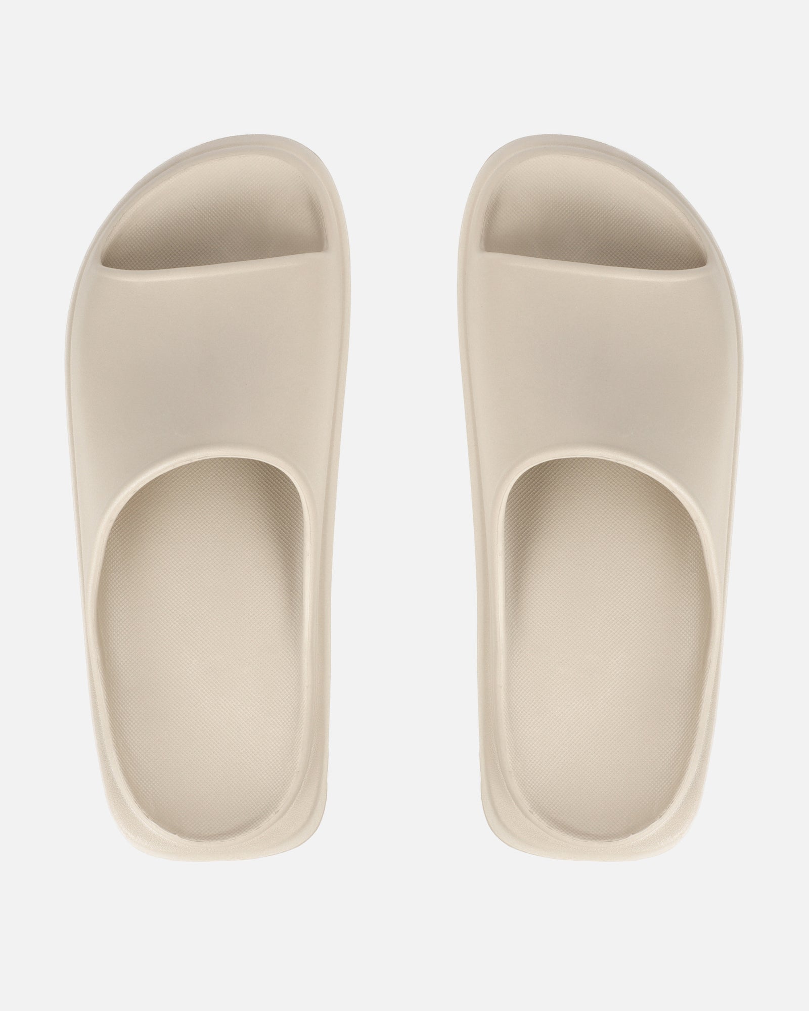 Malu Mocha Chunky Flatform Moulded Sliders