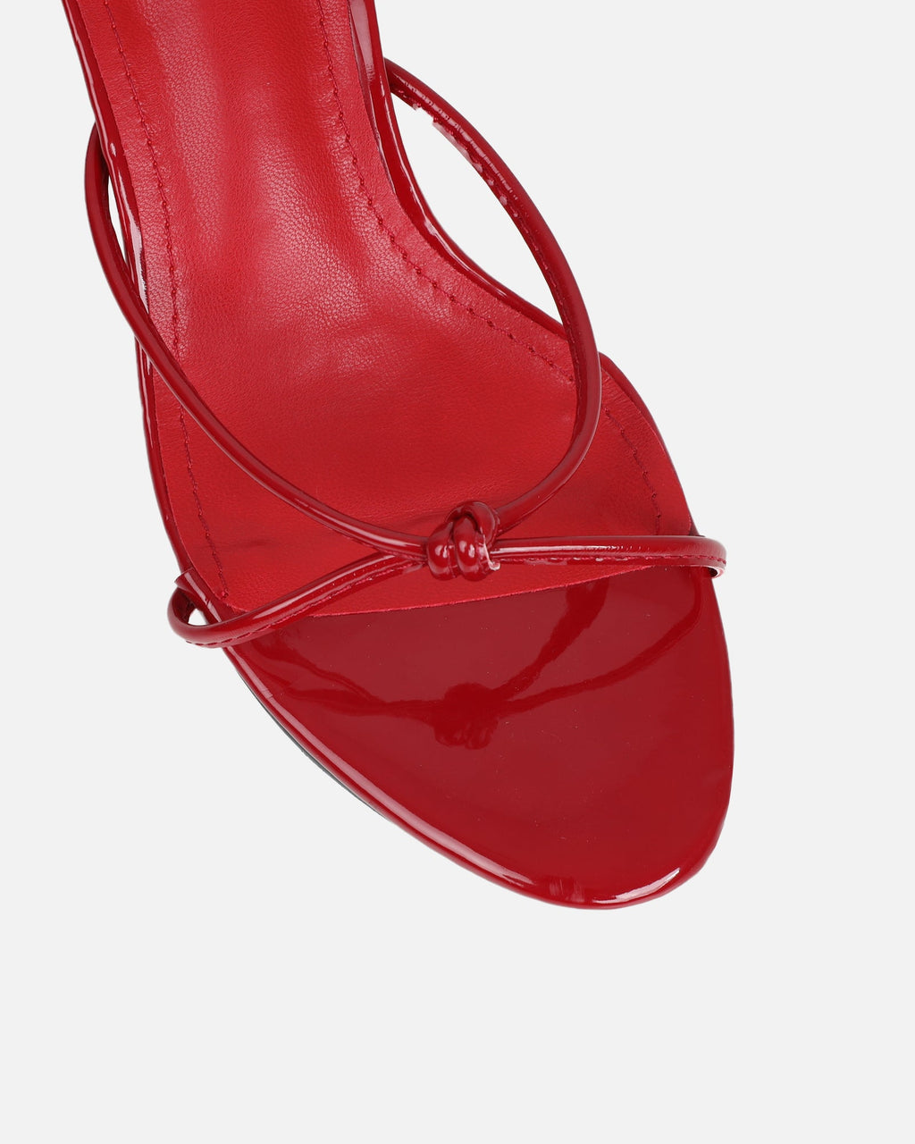 Mines Burgundy Patent Mid Heel Mules