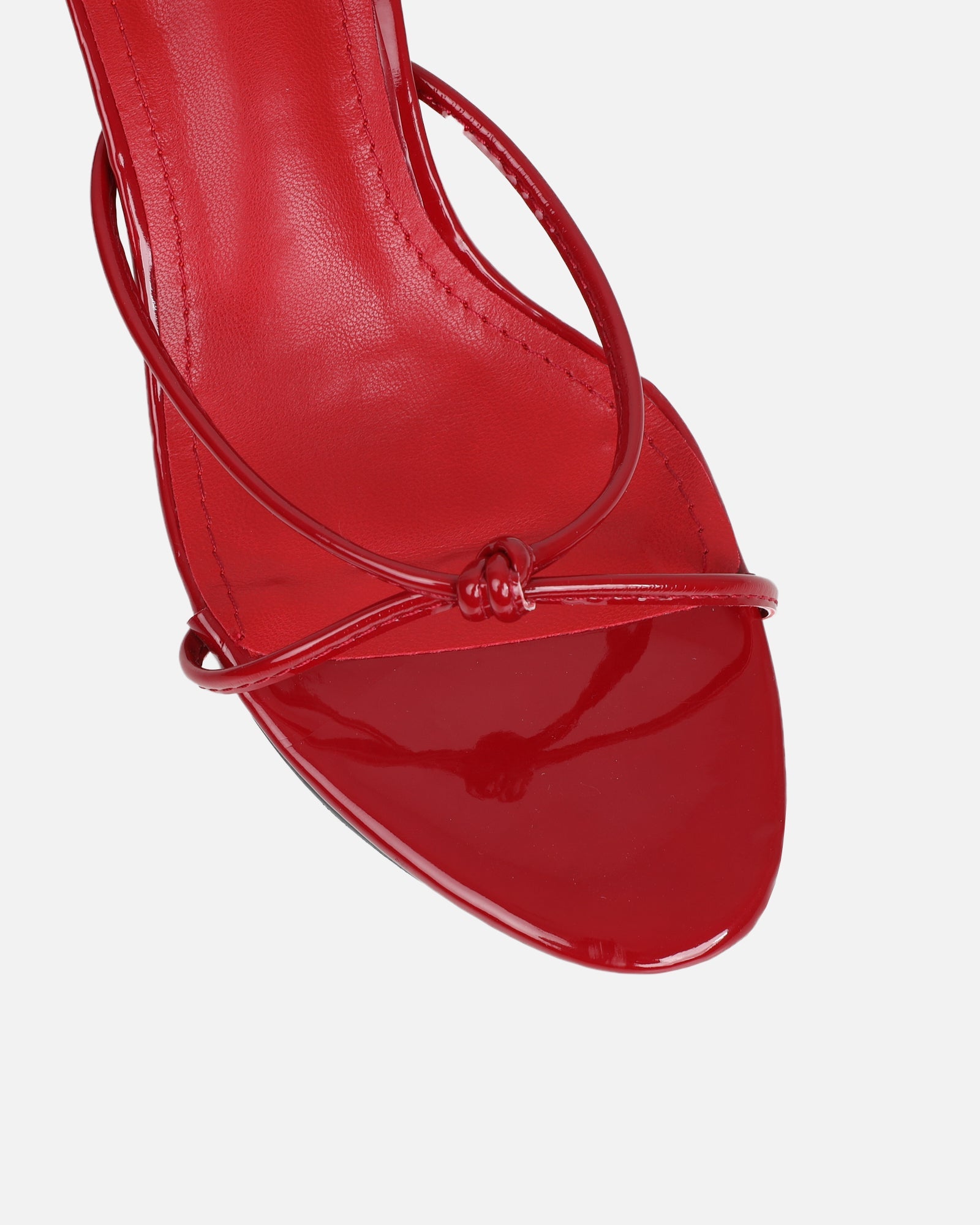 Mines Burgundy Patent Mid Heel Mules