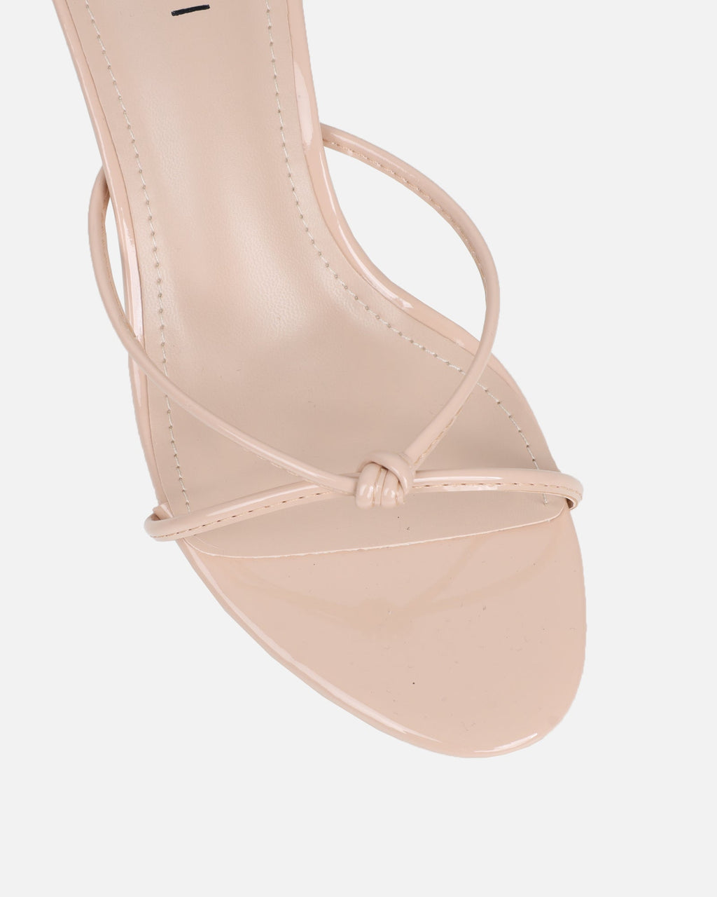 Mines Stone Patent Mid Heel Mules